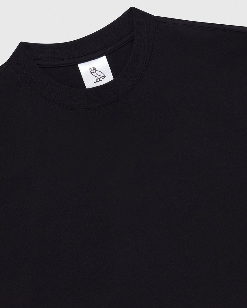 ovo cropped kurzarm-t-shirt „octobers very own schwarz