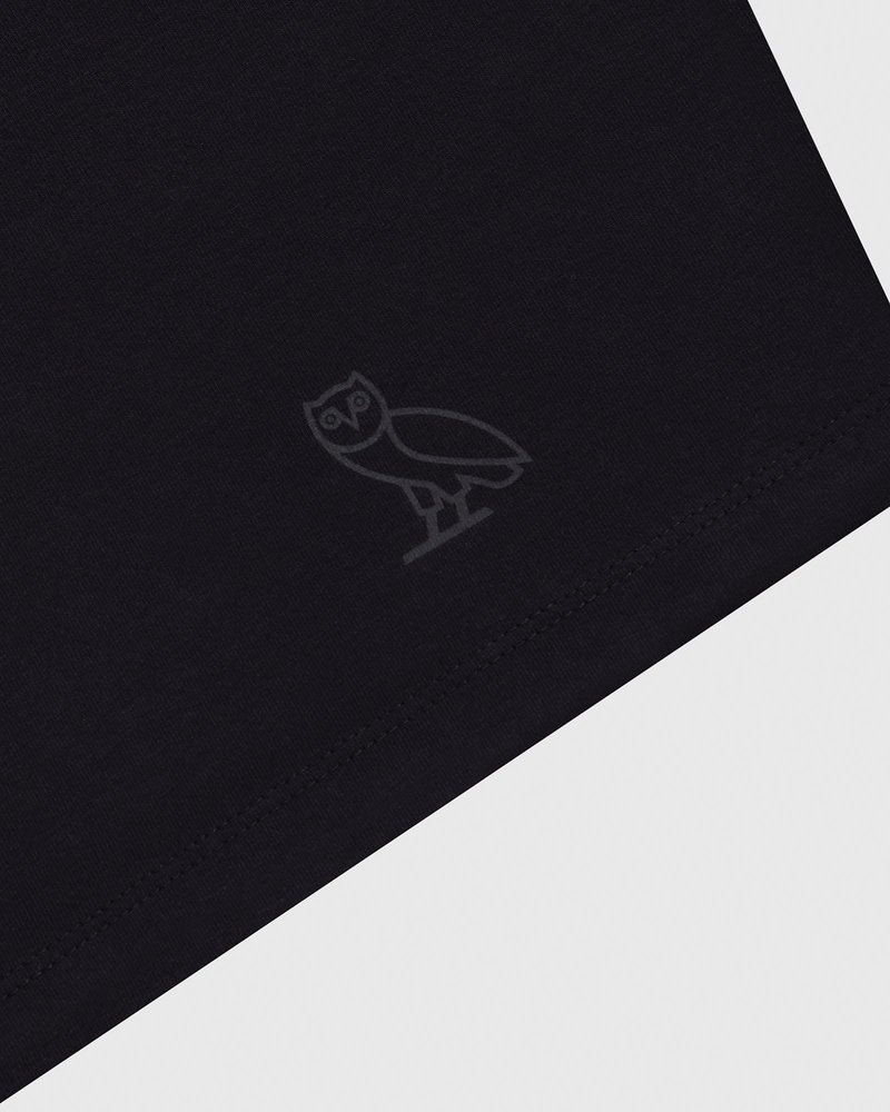 ovo cropped kurzarm-t-shirt „octobers very own schwarz
