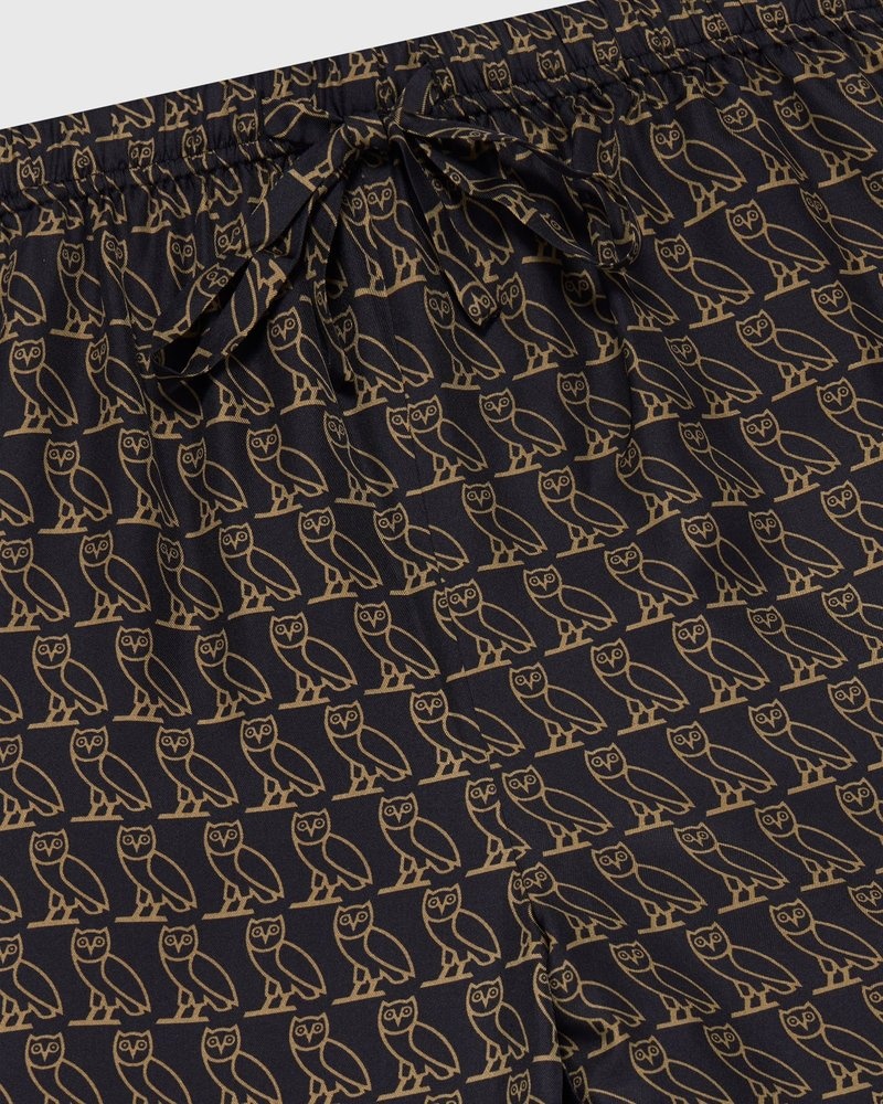 schwarzer seidenpyjama von octobers very own ovo