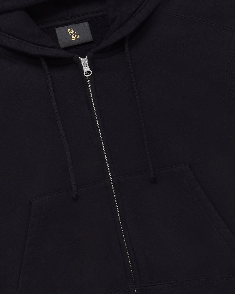sweaters octobers very own ovo full zip hoodie schwarz