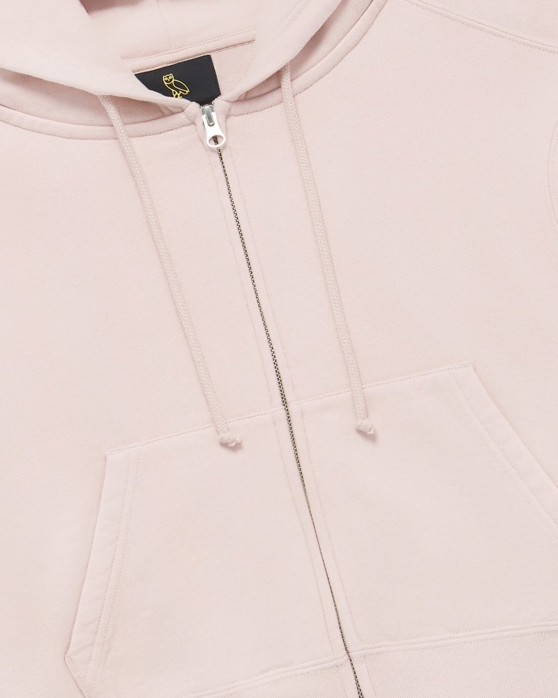 pullover oktobers eigener ovo full zip hoodie pink
