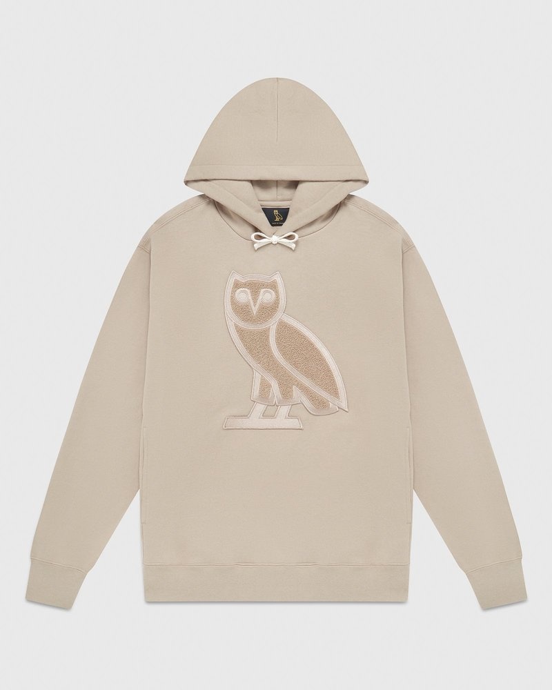 sweaters octobers very own ovo og hoodie sand