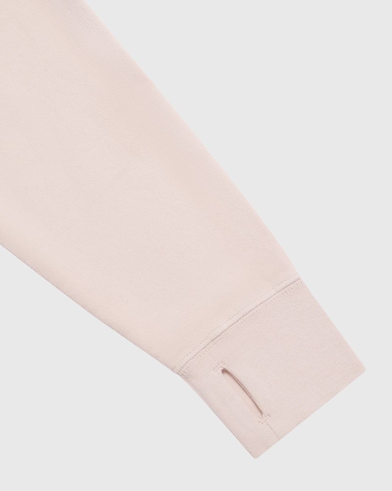 pullover oktobers very own ovo cropped crewneck sweatshirt pink