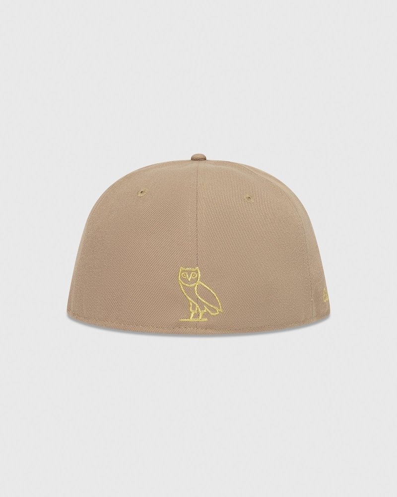 hüte oktobers ganz eigener ovo pom pom new era 59fifty fitted cap sand