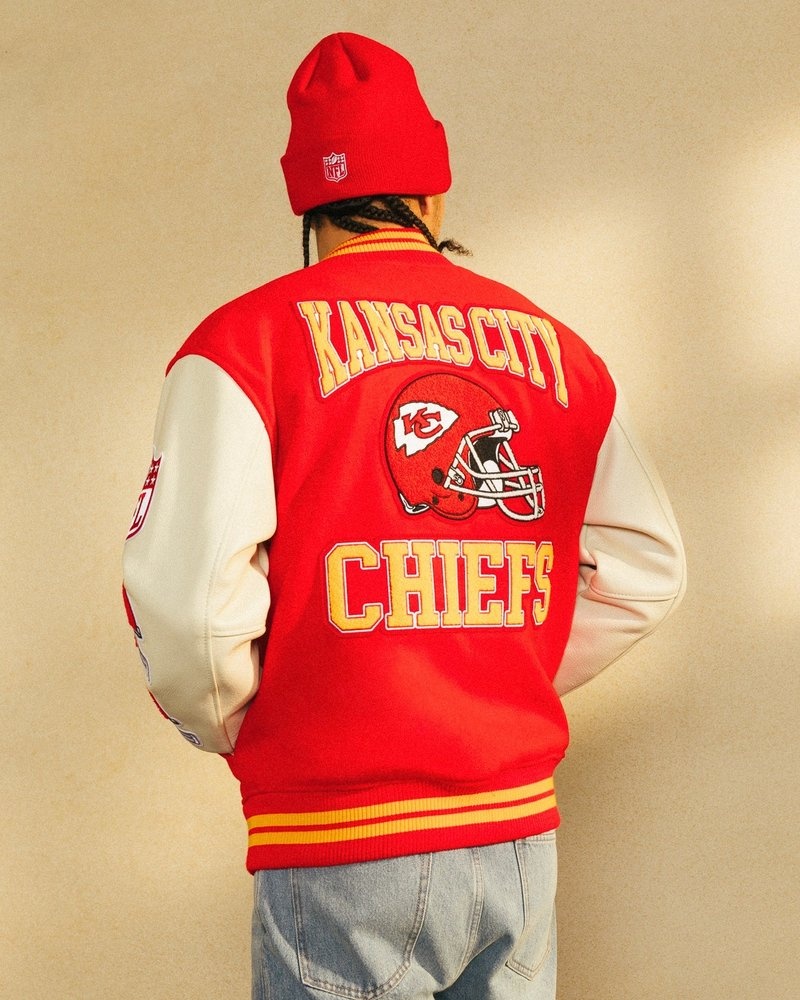 ovo nfl kansas city chiefs collegejacke aus der kollektion „outerwear octobers very own – rot