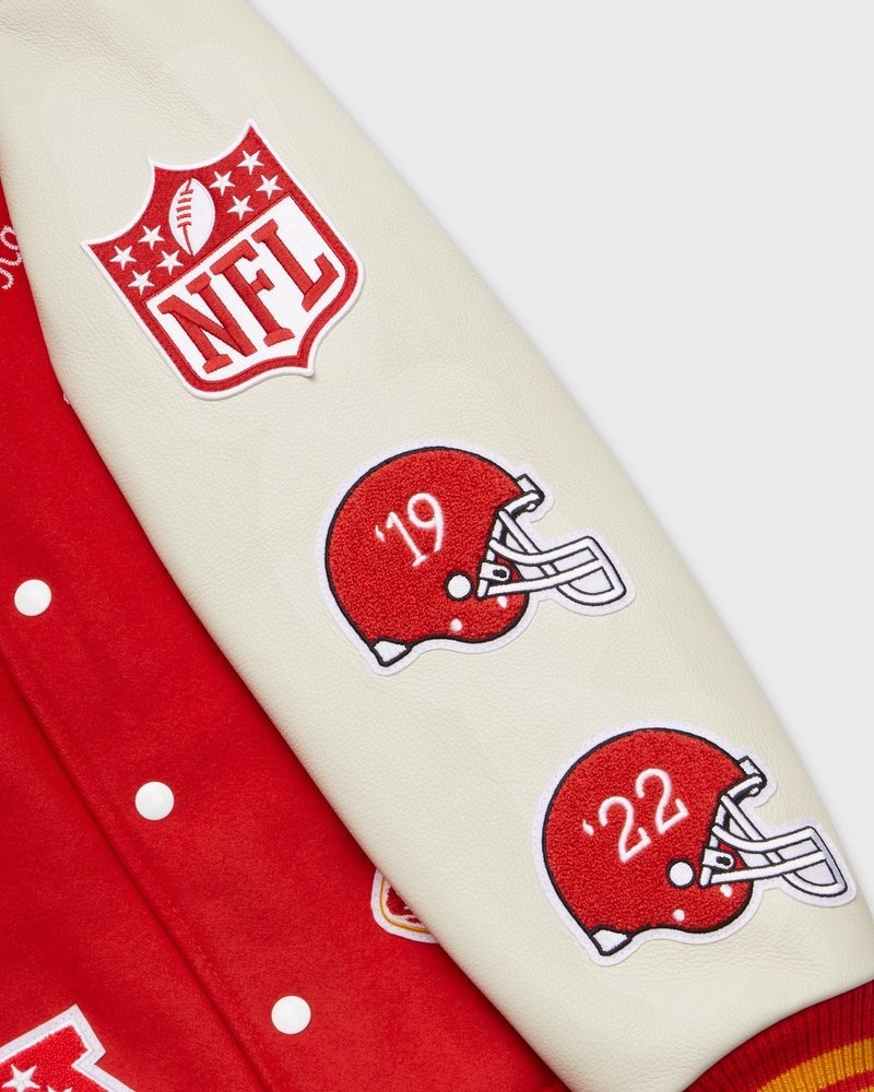 ovo nfl kansas city chiefs collegejacke aus der kollektion „outerwear octobers very own – rot