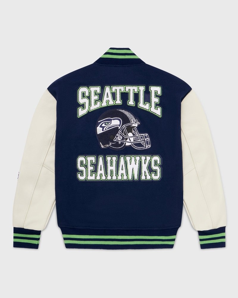 outdoorwear octobers very own ovo nfl seattle seahawks collegejacke blau