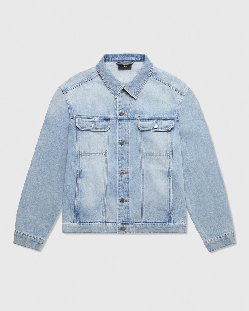 ovo truckerjacke aus dem oktober blau