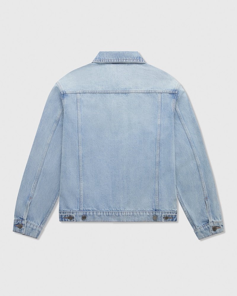 ovo truckerjacke aus dem oktober blau