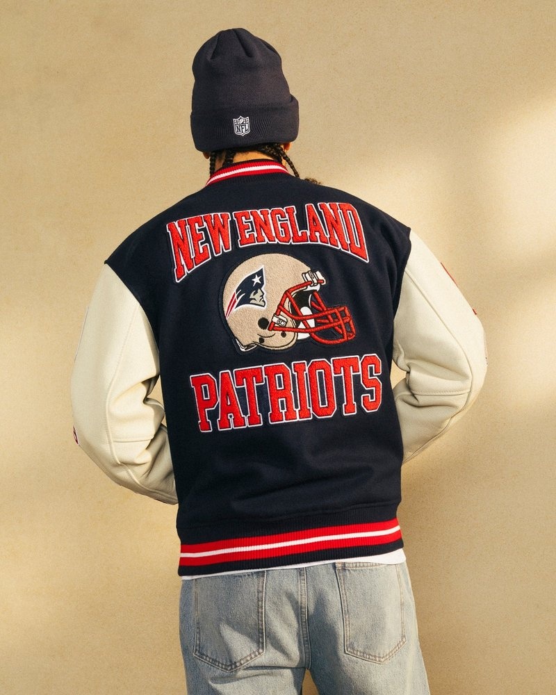 ovo nfl new england patriots collegejacke von outerwear octobers very own blau