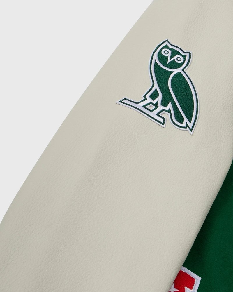 outdoor-bekleidung oktober – ovo nfl new york jets collegejacke grün