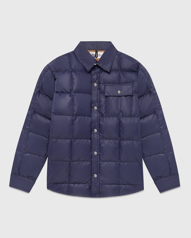 ovo crescent daunenhemd von outerwear octobers very own marineblau
