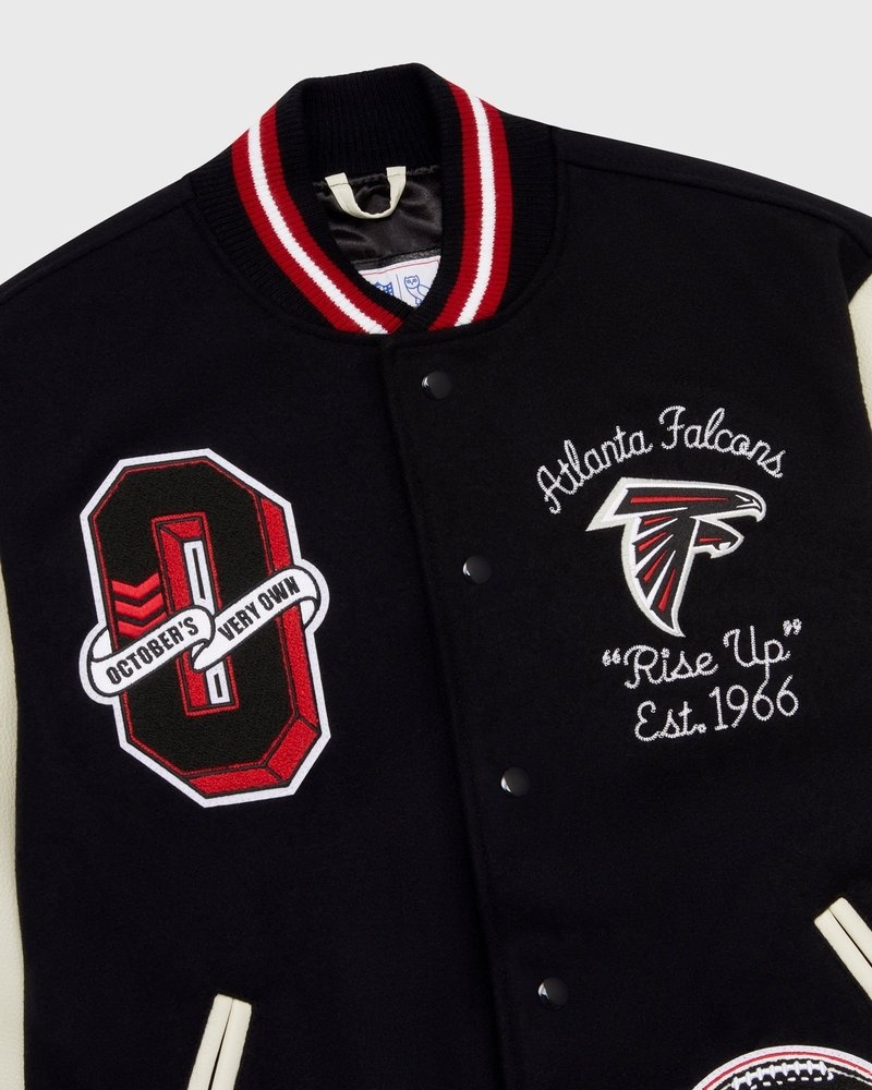 ovo nfl atlanta falcons collegejacke von outerwear octobers very own schwarz
