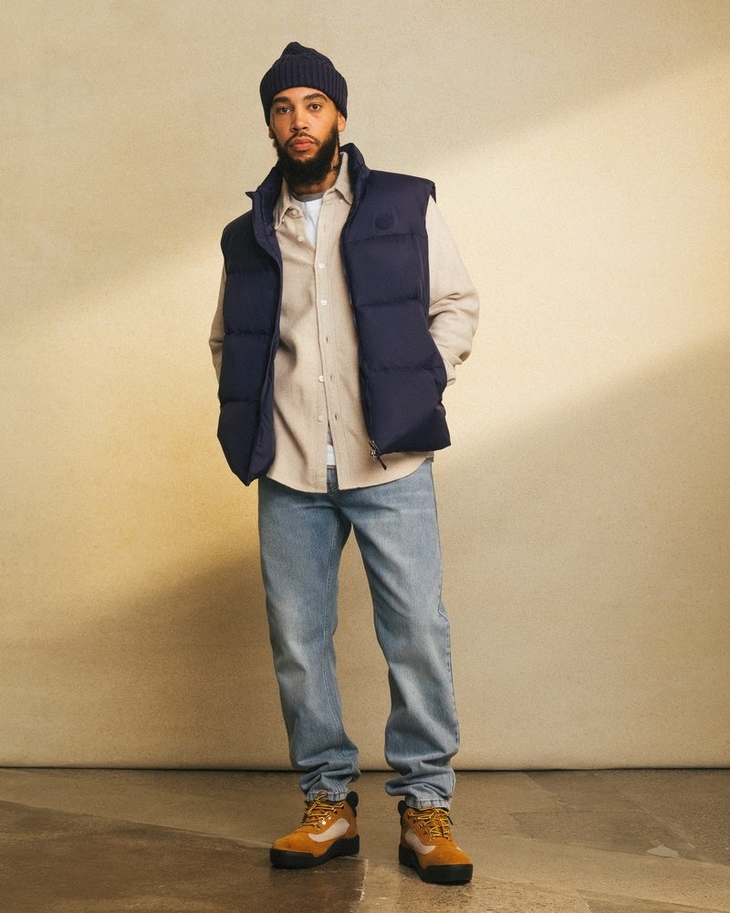 outdoorwear octobers very own ovo bounce weste marineblau