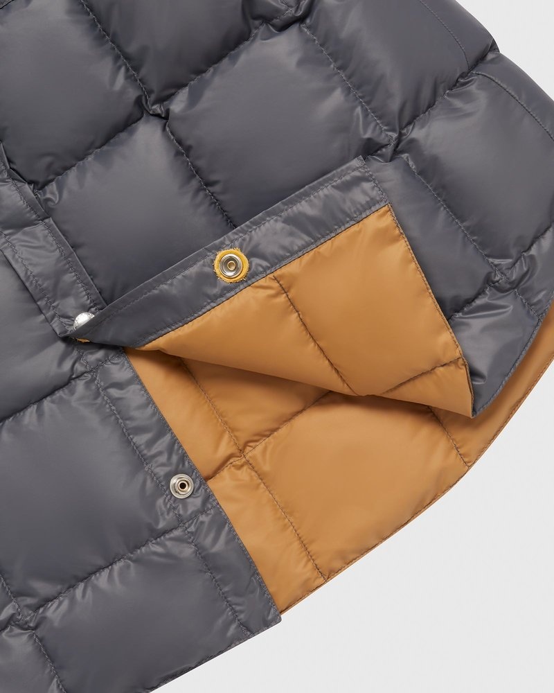 ovo crescent daunenhemd von outerwear octobers very own grau