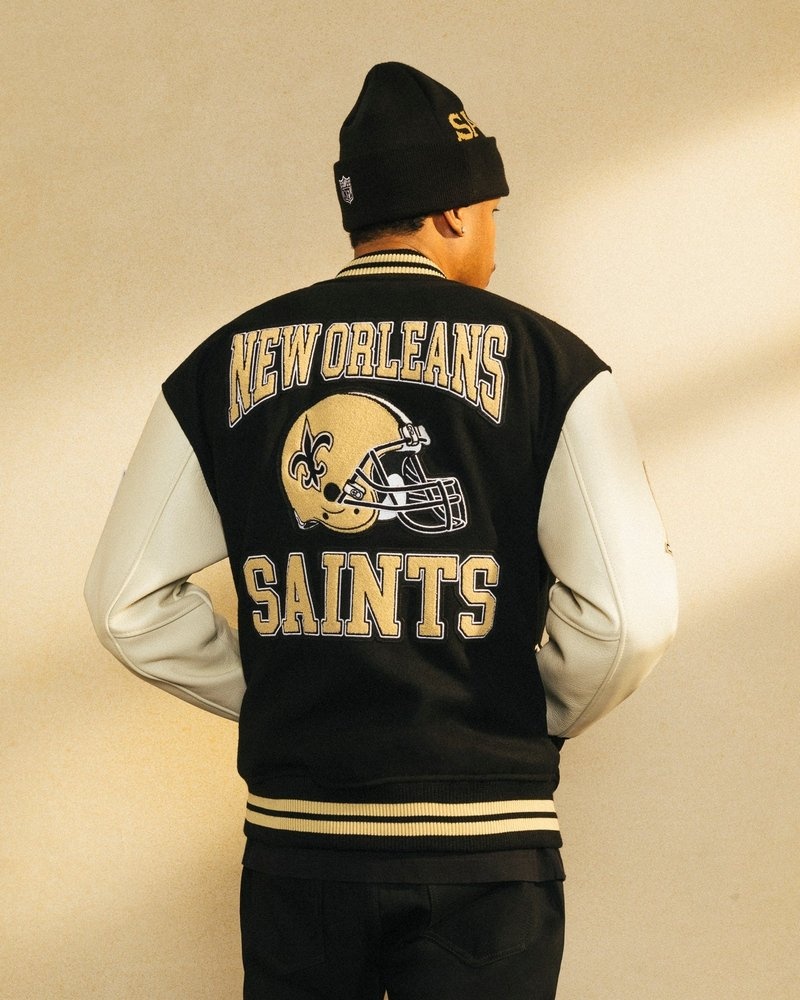 ovo nfl new orleans saints collegejacke von outerwear octobers very own schwarz