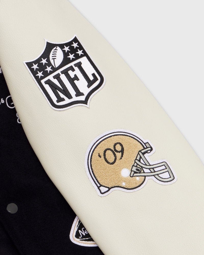 ovo nfl new orleans saints collegejacke von outerwear octobers very own schwarz