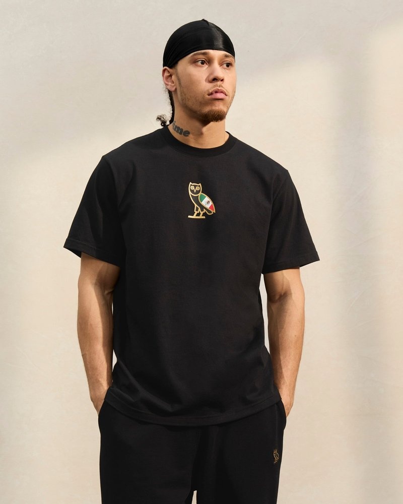 t-shirts octobers very own ovo international mini og t-shirt schwarz