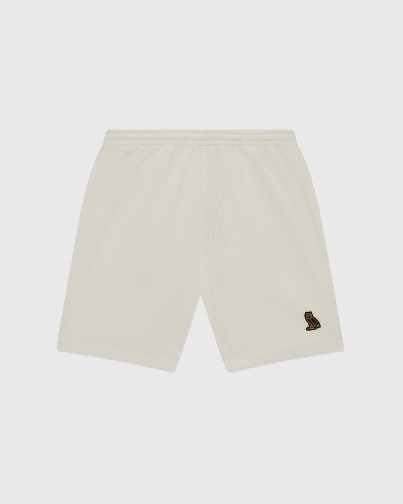 octobers very own ovo classic mesh short pants off-white