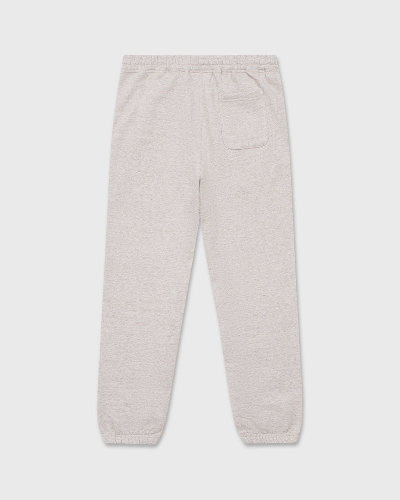 octobers very own ovo speckle fleece relaxed fit sweatpant oatmeal pants