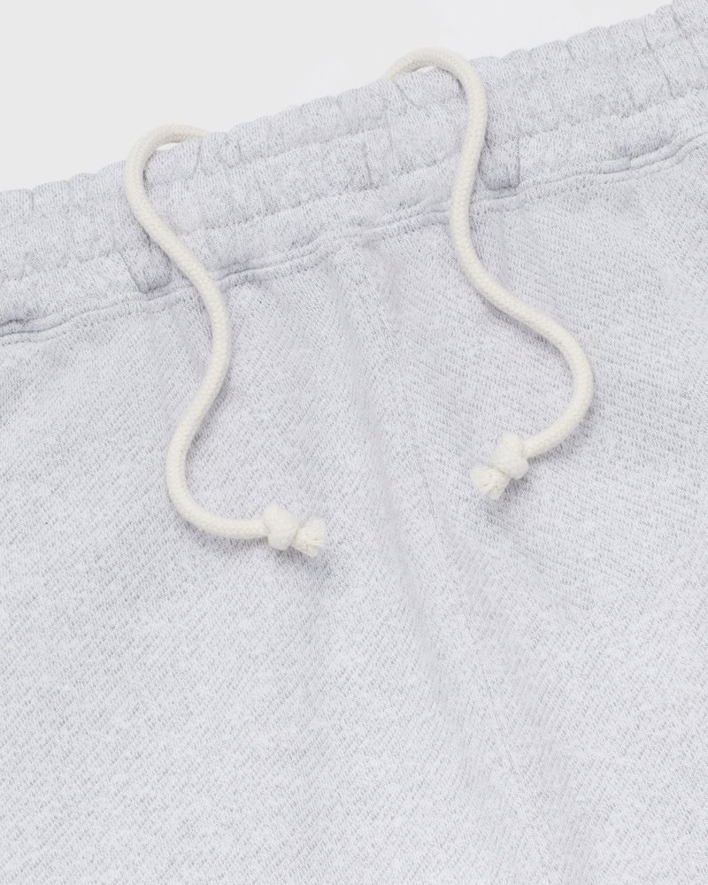 octobers very own ovo speckle fleece open hem sweatpant gray
