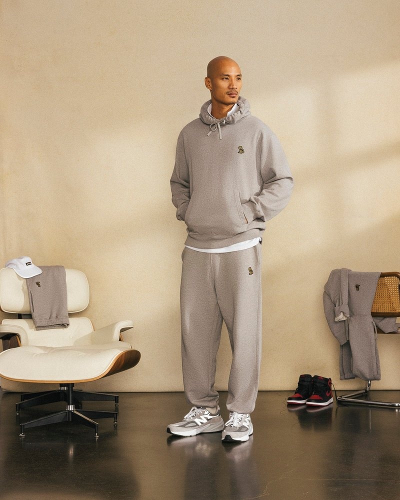 octobers very own ovo classic relaxed fit sweatpant grau