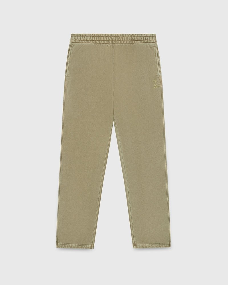 octobers very own ovo muskoka garment dyed open hem sweatpant sand