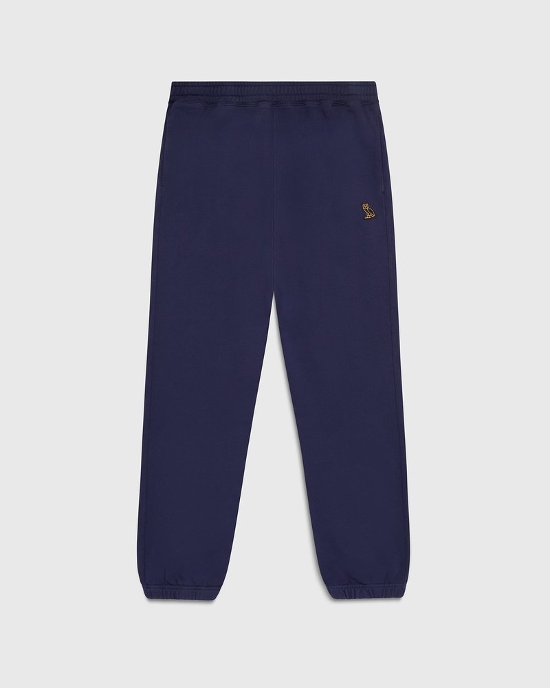 octobers very own ovo classic relaxed fit sweatpant navy blue