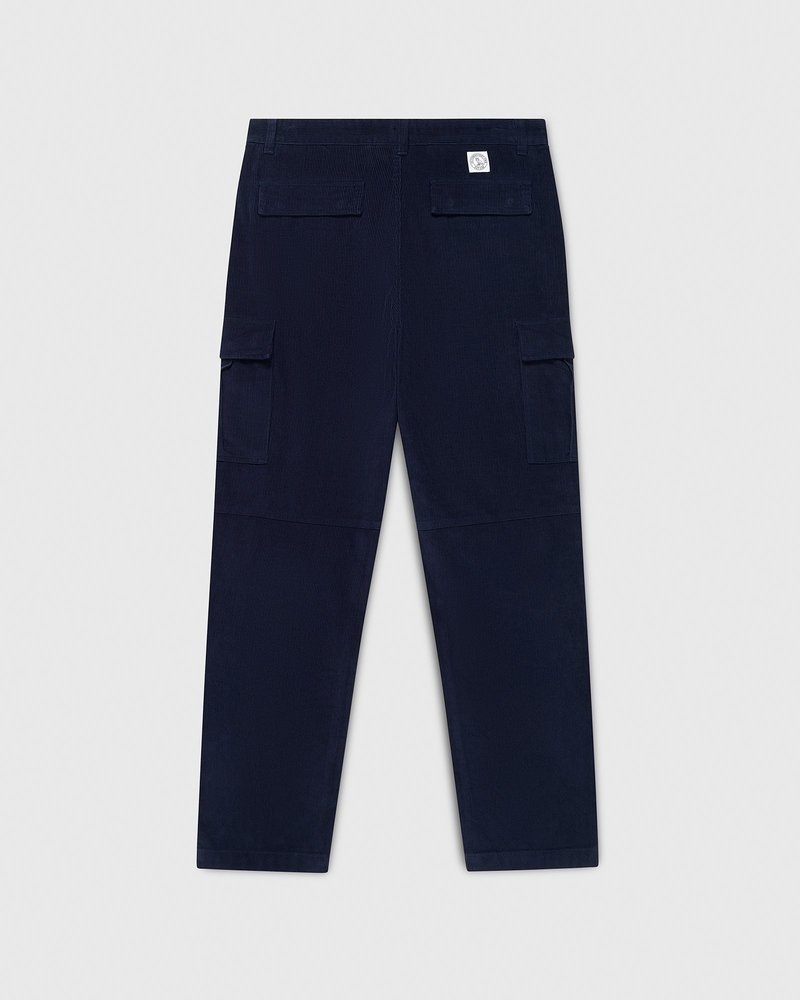 octobers very own ovo cord-cargohose marineblau