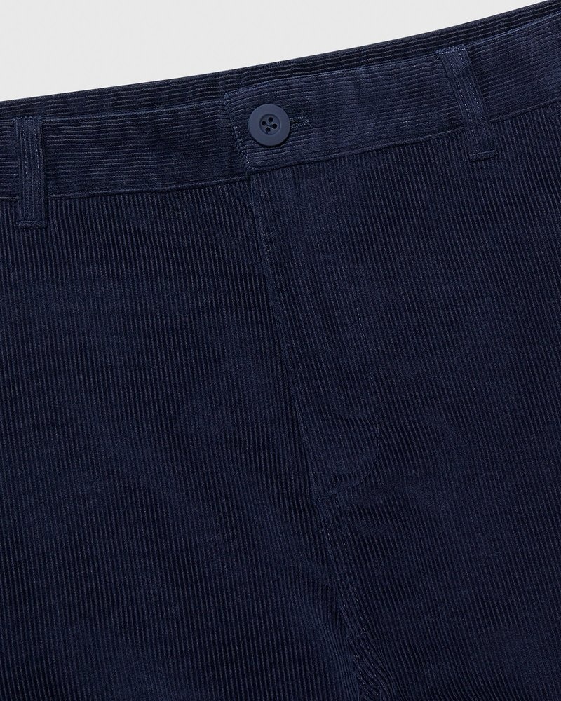 octobers very own ovo cord-cargohose marineblau