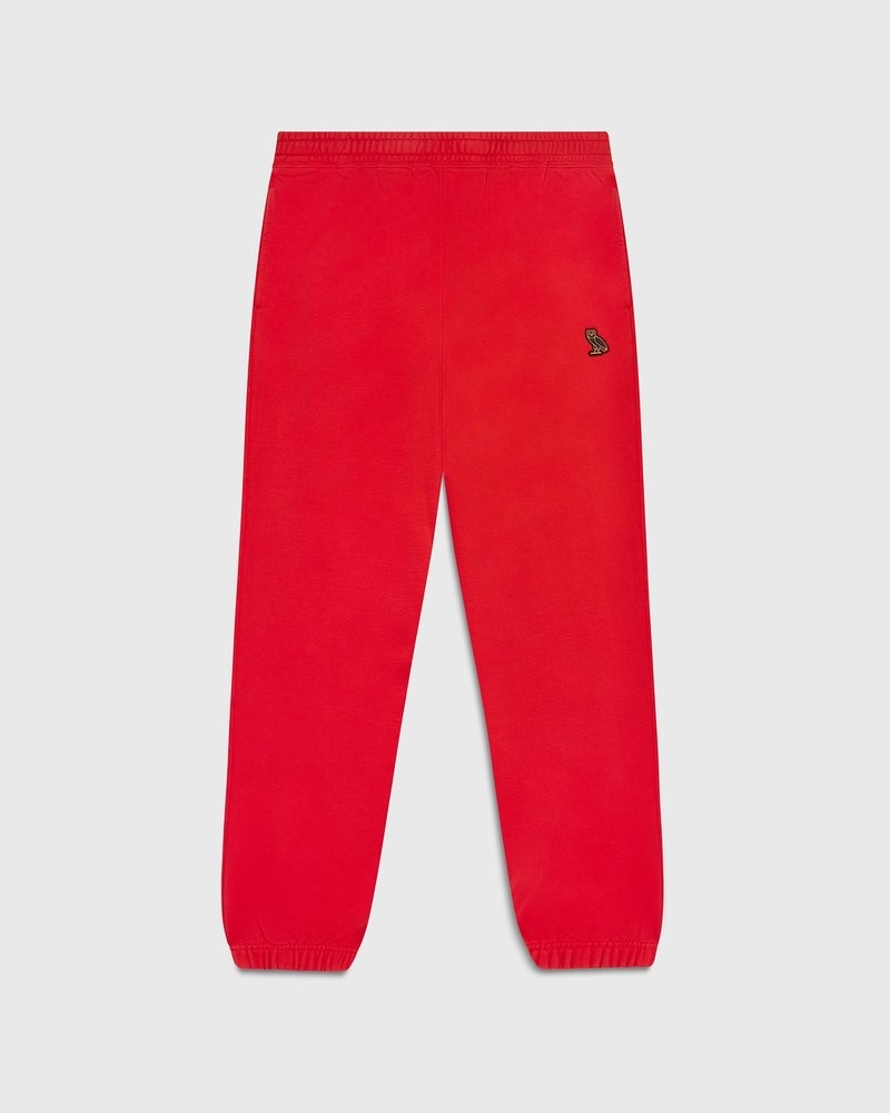 octobers very own ovo classic relaxed fit sweatpant red