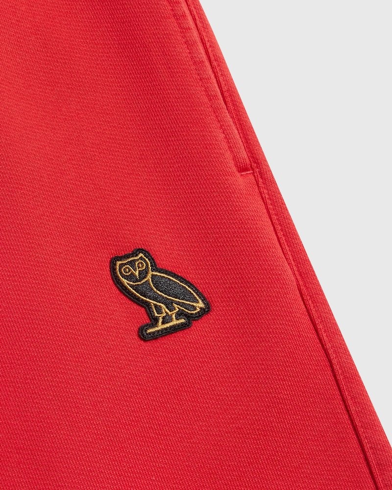 octobers very own ovo classic relaxed fit sweatpant red