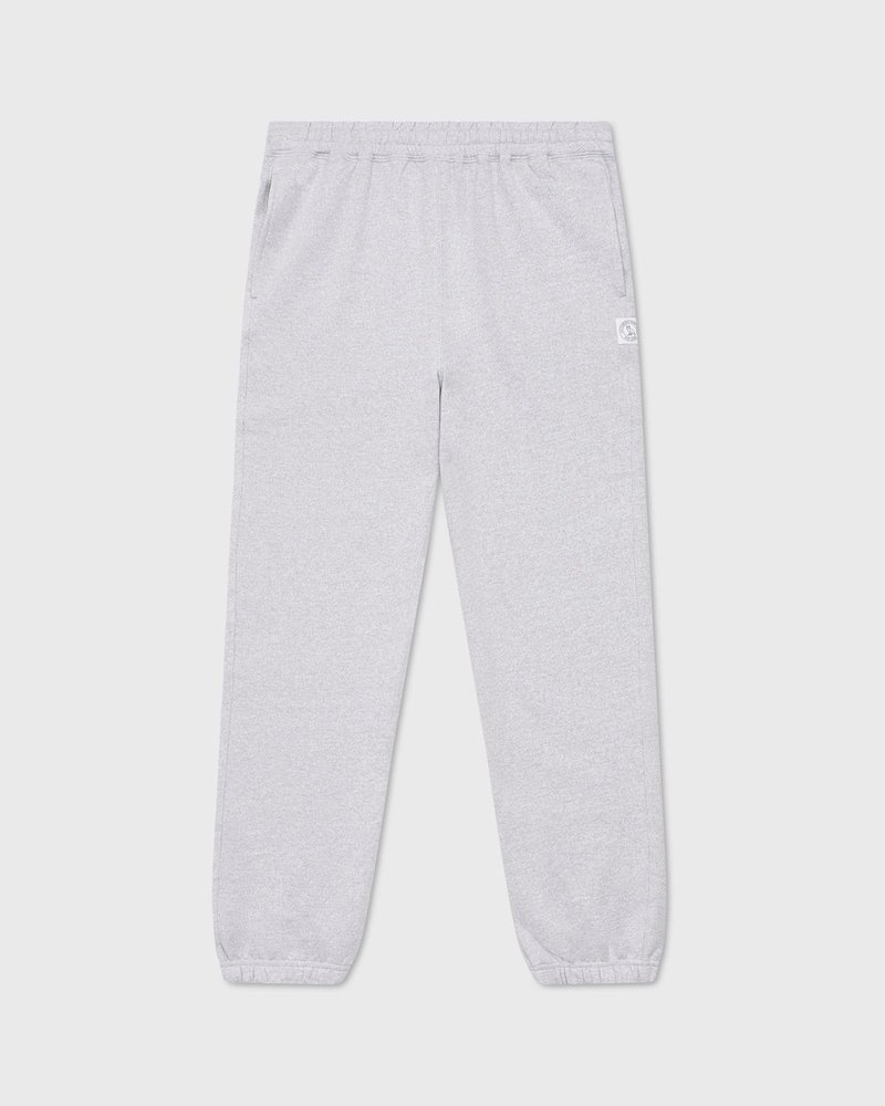 octobers very own ovo speckle fleece relaxed fit sweatpant gray