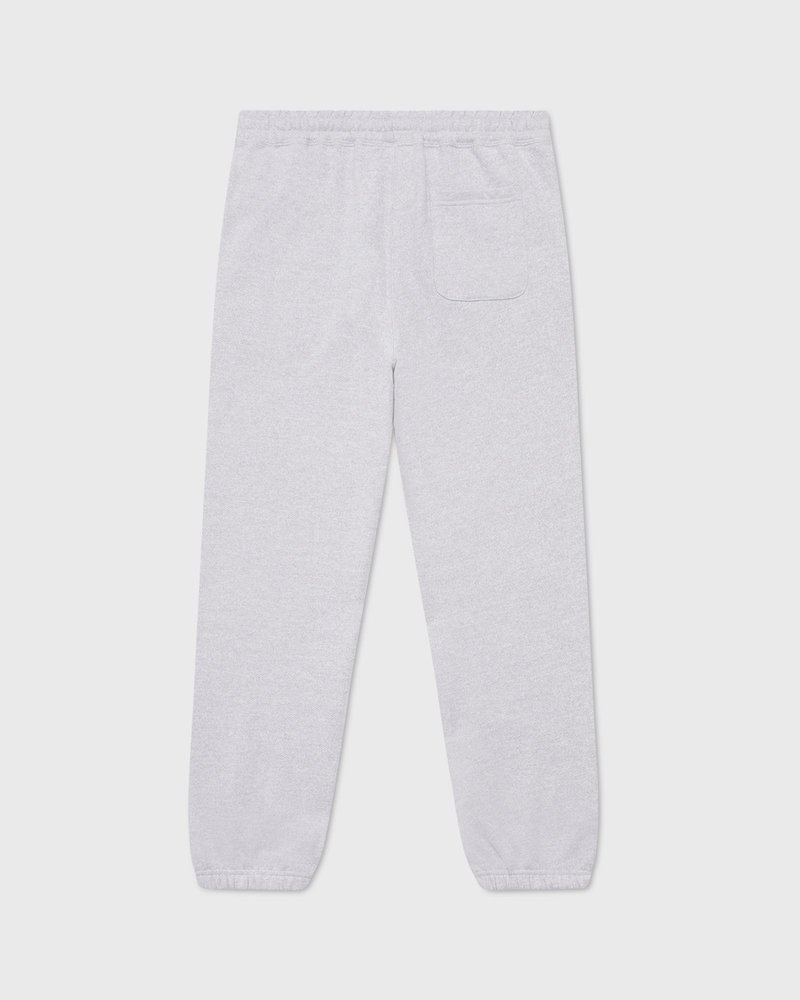 octobers very own ovo speckle fleece relaxed fit sweatpant gray