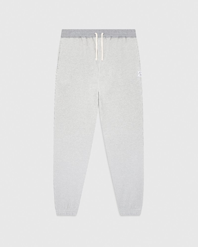 pants octobers very own ovo seersucker fleece relaxed fit sweatpant greycreme