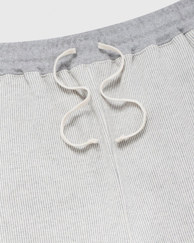pants octobers very own ovo seersucker fleece relaxed fit sweatpant greycreme