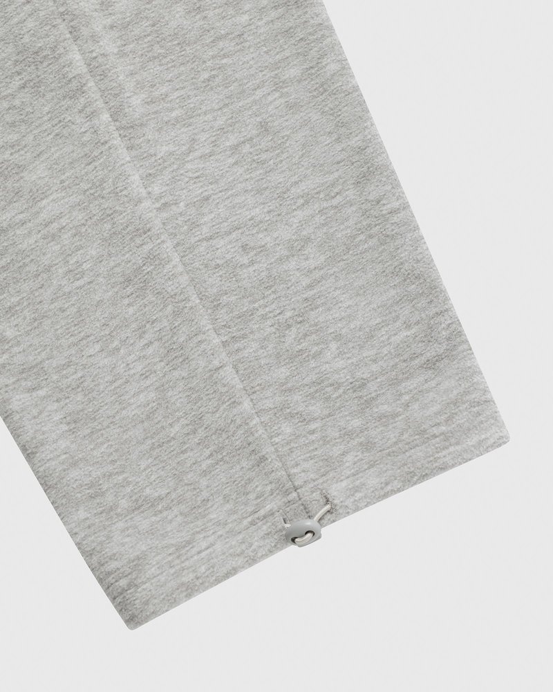 octobers very own ovo arch logo jogginghose mit offenem saum grau