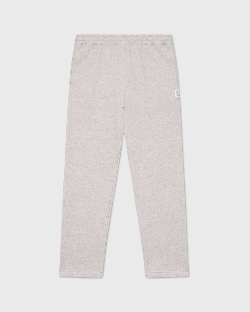 octobers very own ovo speckle fleece open hem sweatpant oatmeal pants