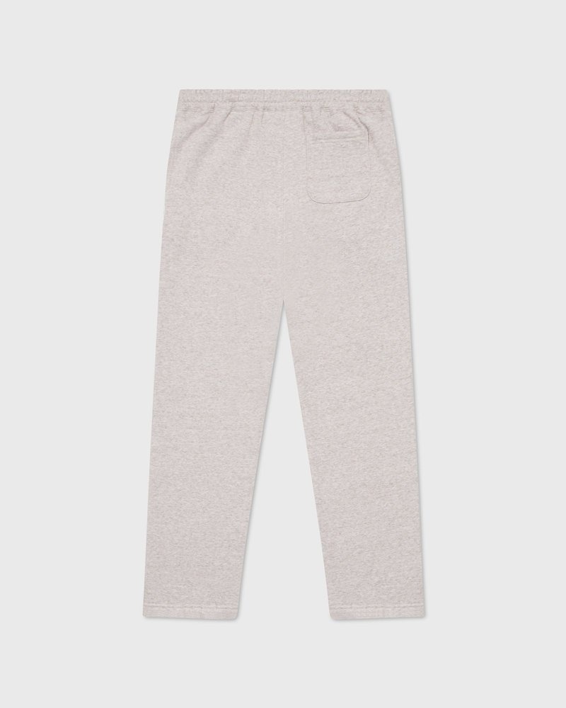 octobers very own ovo speckle fleece open hem sweatpant oatmeal pants