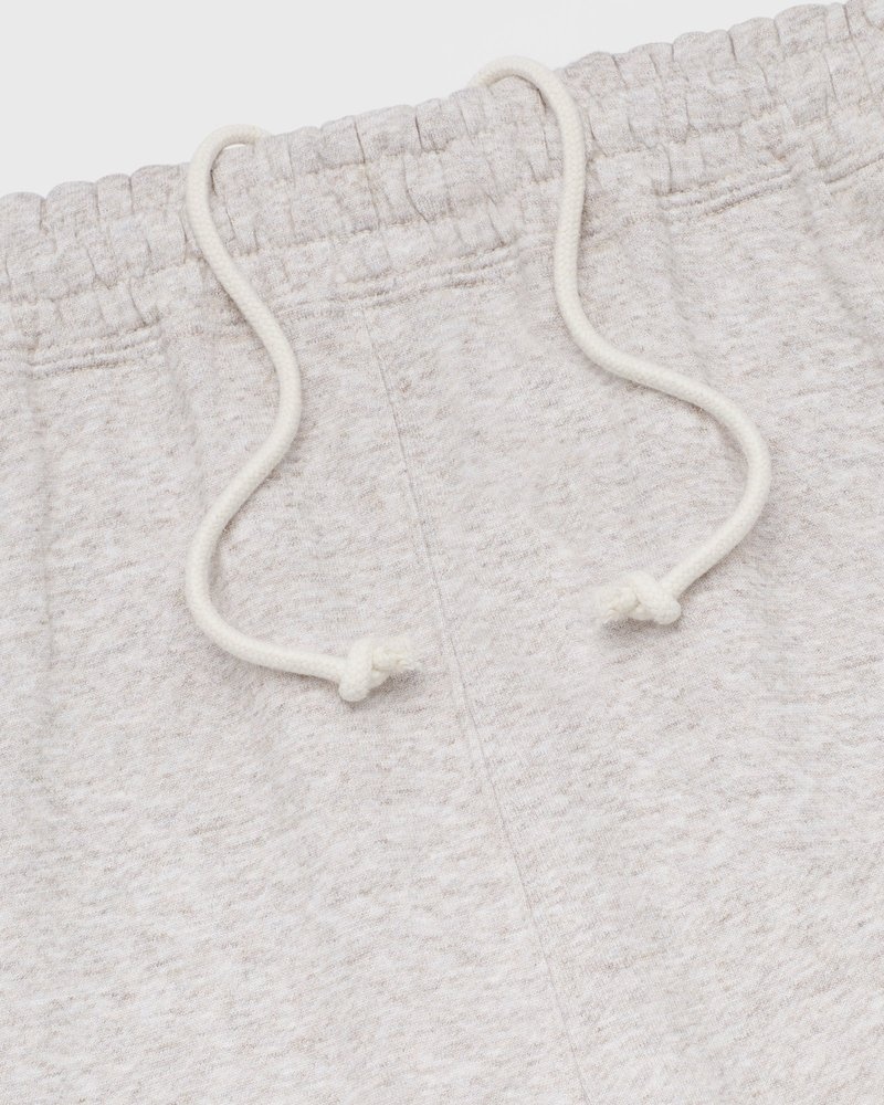 octobers very own ovo speckle fleece open hem sweatpant oatmeal pants