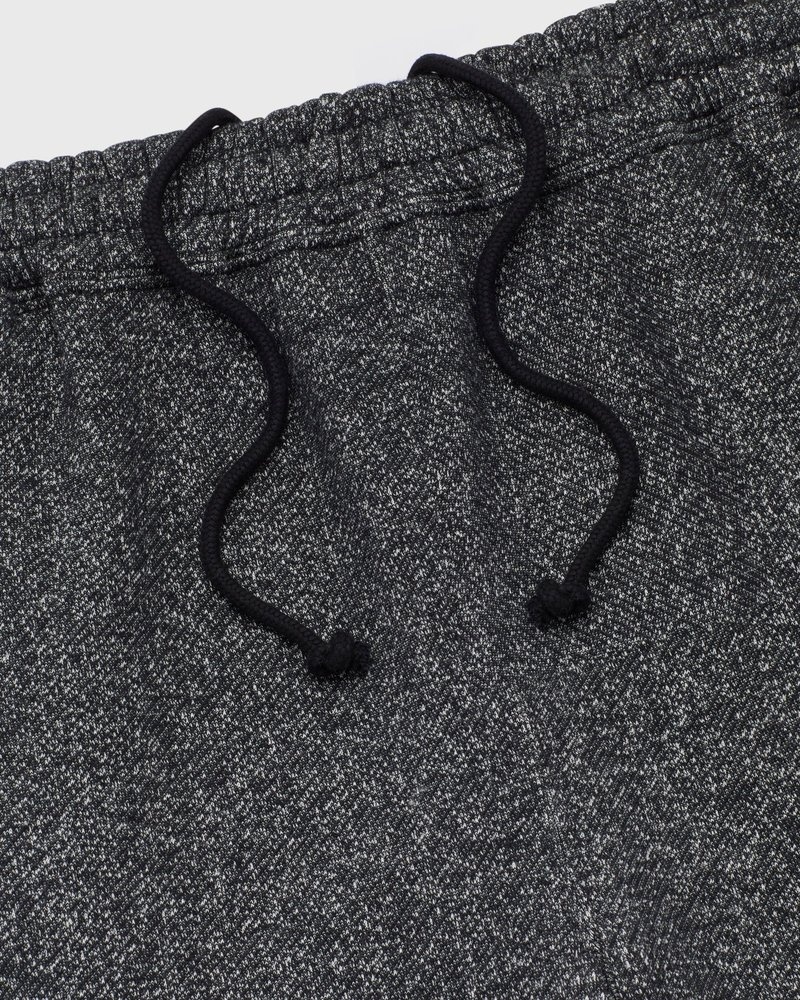 octobers very own ovo speckle fleece relaxed fit sweatpant black