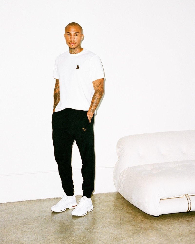 octobers very own ovo classic slim fit jogginghose schwarz