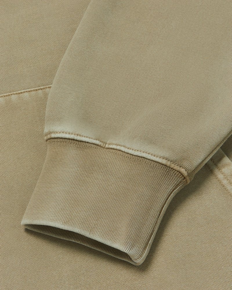 sweaters octobers very own ovo muskoka garment dyed full-zip hoodie sand