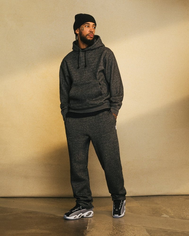 sweaters octobers very own ovo speckle fleece hoodie schwarz
