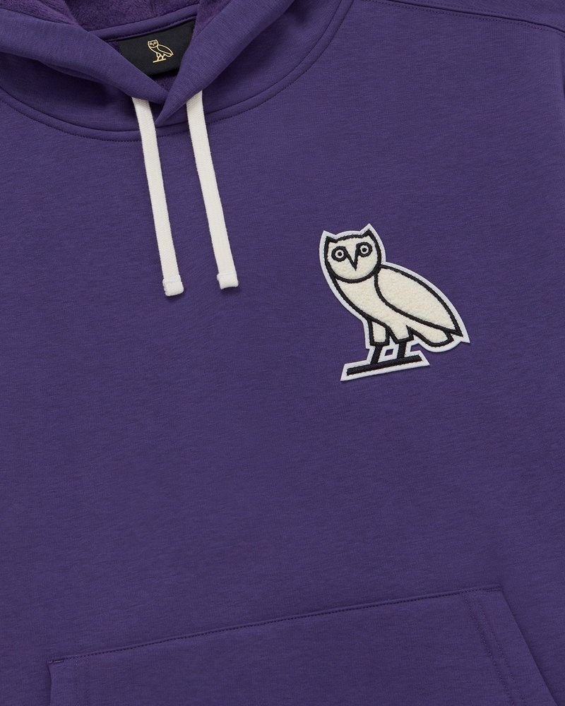 sweaters octobers very own ovo mini og plush hoodie lila