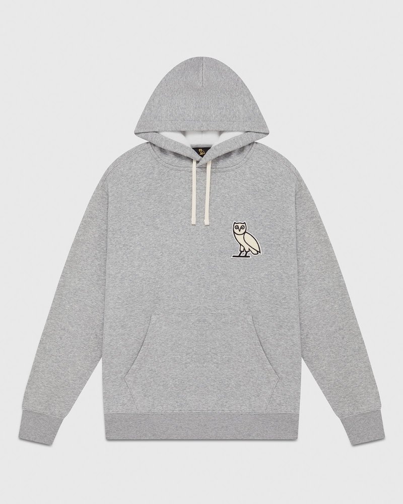 sweaters octobers very own ovo mini og plush hoodie grau