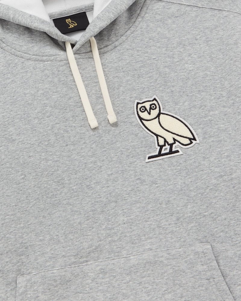 sweaters octobers very own ovo mini og plush hoodie grau