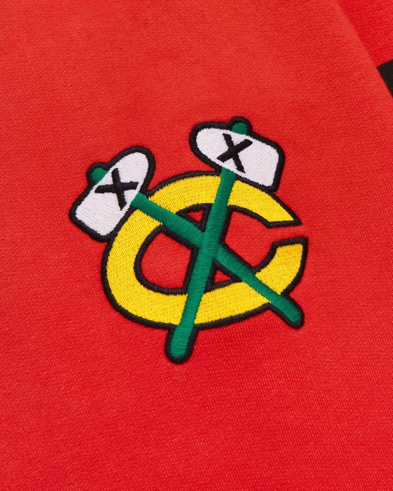 ovo chicago blackhawks hoodie – rote pullover oktober-eigenmarke