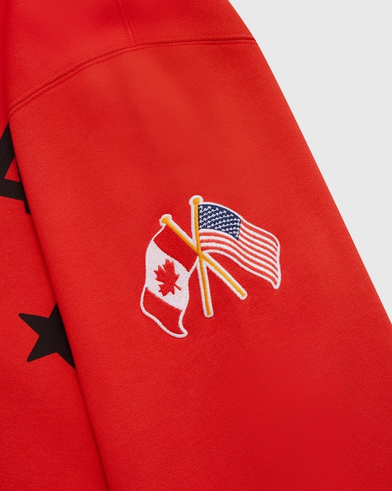 ovo chicago blackhawks hoodie – rote pullover oktober-eigenmarke