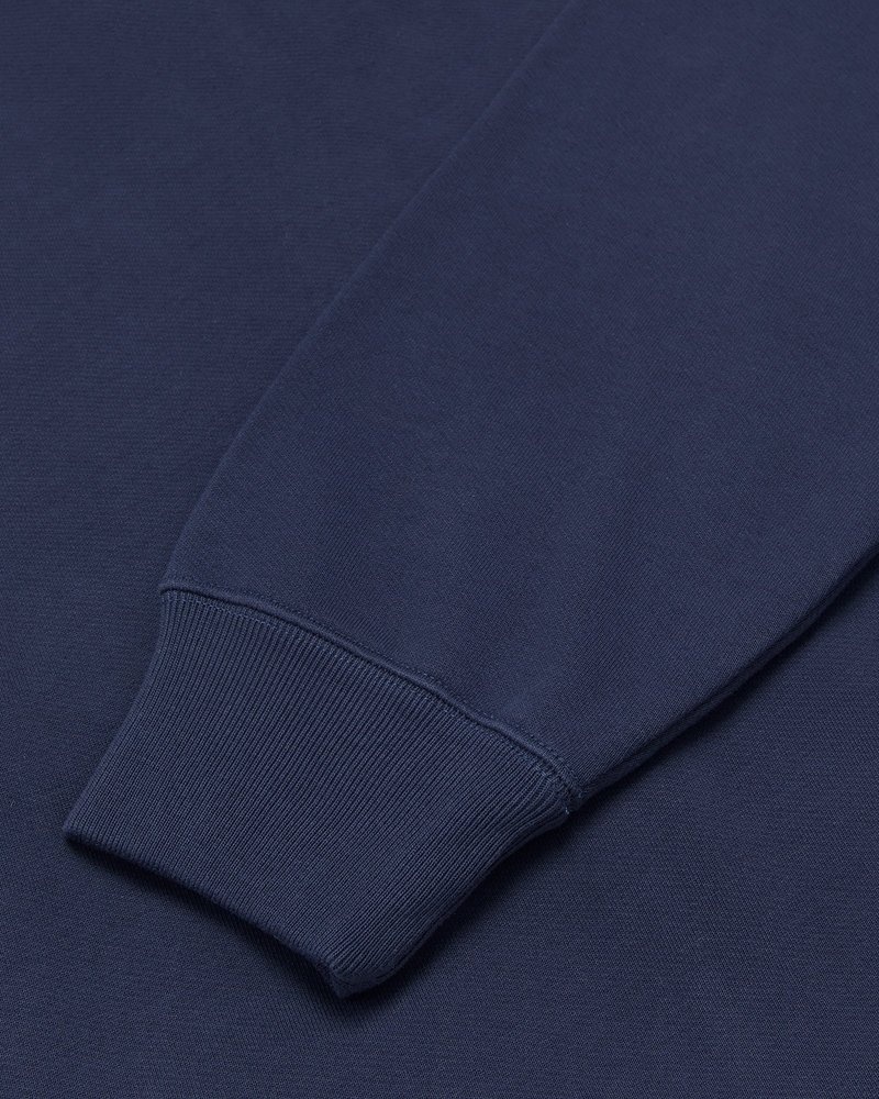 pullover oktobers eigenmarke ovo classic full-zip pista jacke marineblau